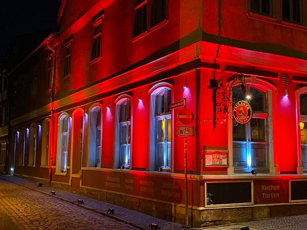 Апартаменты Gaststaette Brandenburg Нордхаузен Экстерьер фото